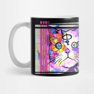 cat lover water color Mug